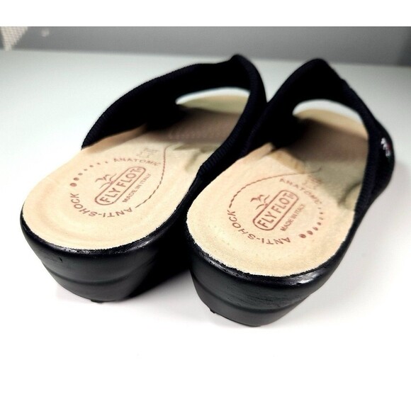 Riders by Lee Black Mesh Women's Sandals - Picture 3 of 5